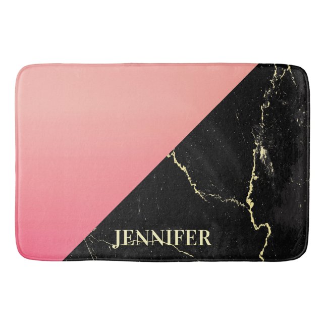Tapis De Bain Marbre noir (Devant)