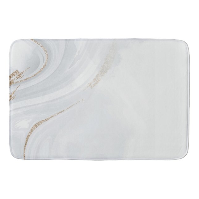 Tapis De Bain Marbre Pastel Pierre Parties scintillant Texture A (Devant)