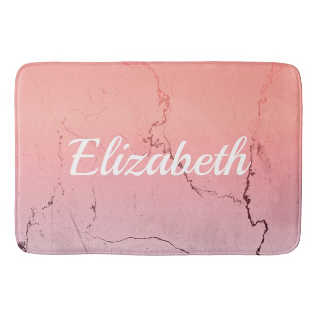 Tapis De Bain Marbre rose (Devant)