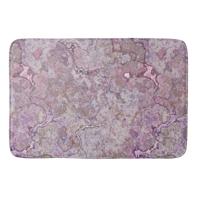 Tapis De Bain Marbre rose et pourpre (Devant)