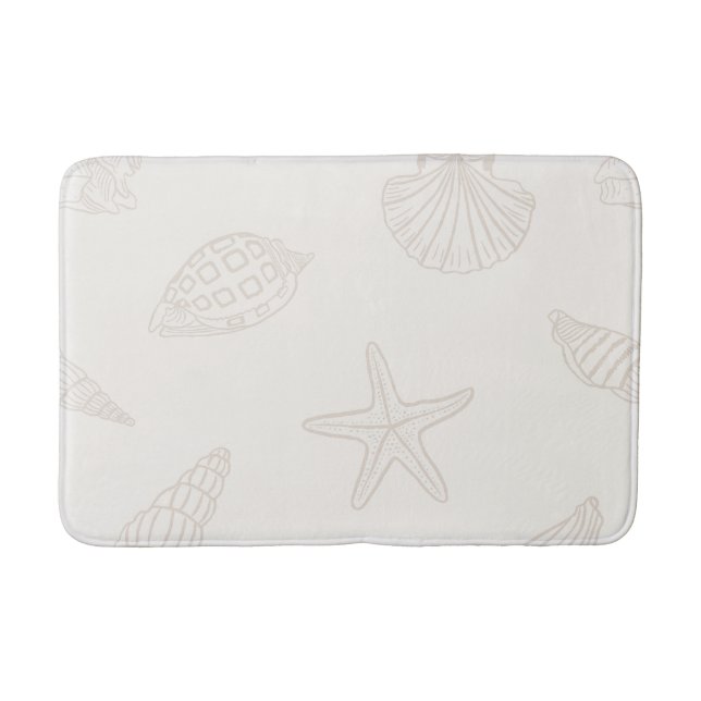 Tapis De Bain Marches côtières Lait d'amande (Devant)