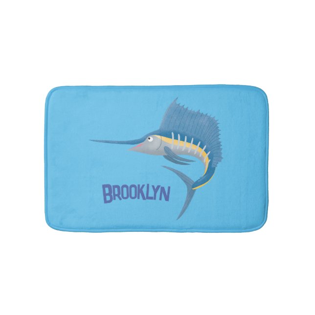 Tapis De Bain Marée de plaisance de l'espadon (Devant)