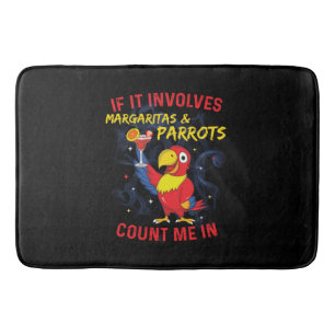 Tapis De Bain Margaritas et perroquets