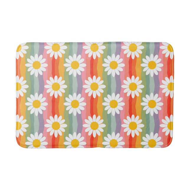 Tapis De Bain Marguerite Rétro (Devant)