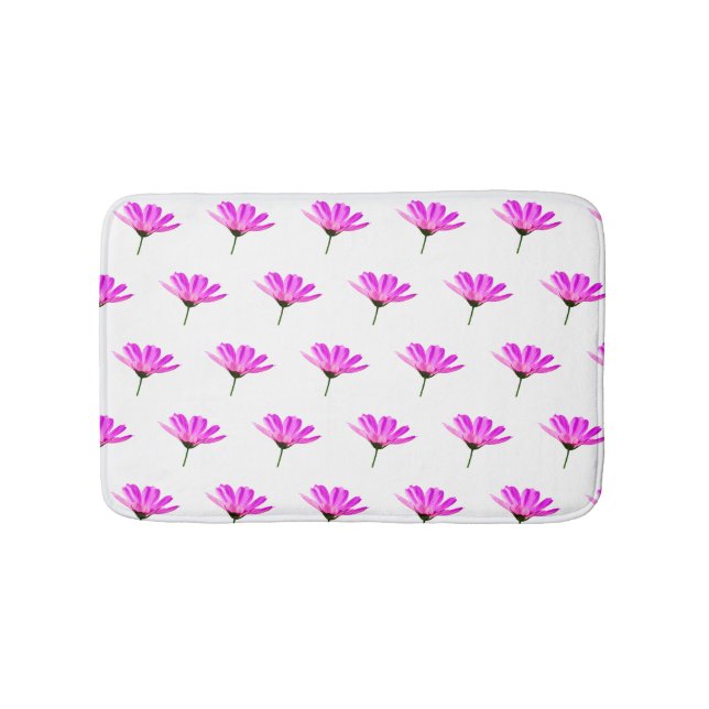 Tapis De Bain Marguerite rose  (Devant)