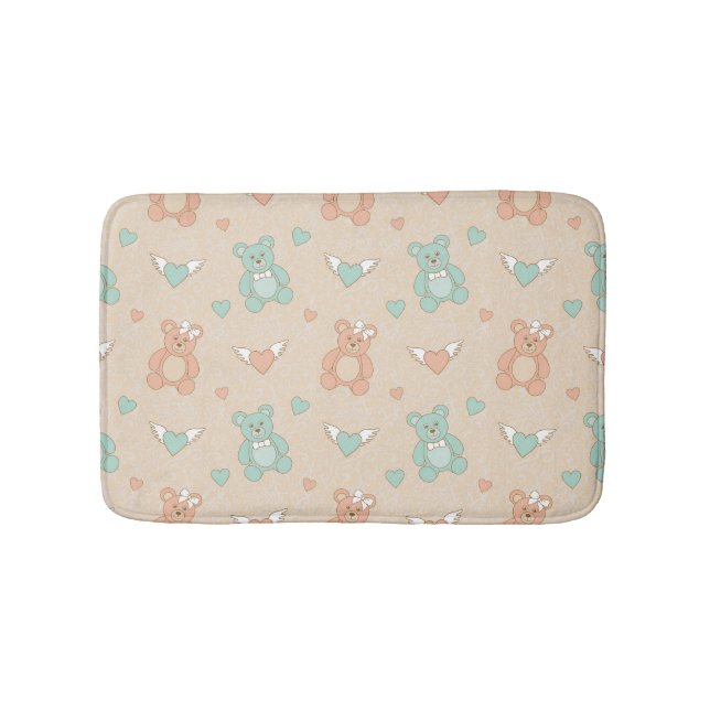 Tapis De Bain Mariage-nounours (Devant)