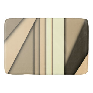 Tapis De Bain Marron monochrome moderne