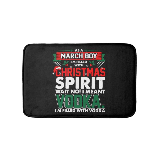 Tapis De Bain Mars Garçon Noël Esprit (Devant)