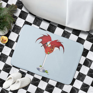Tapis De Bain Martini Imaginaire Red Dragon