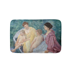 Tapis De Bain Mary Cassatt - Deux mères et enfants dans un batea