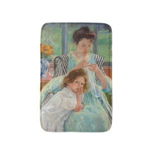 Tapis De Bain Mary Cassatt - Jeune mère coudre