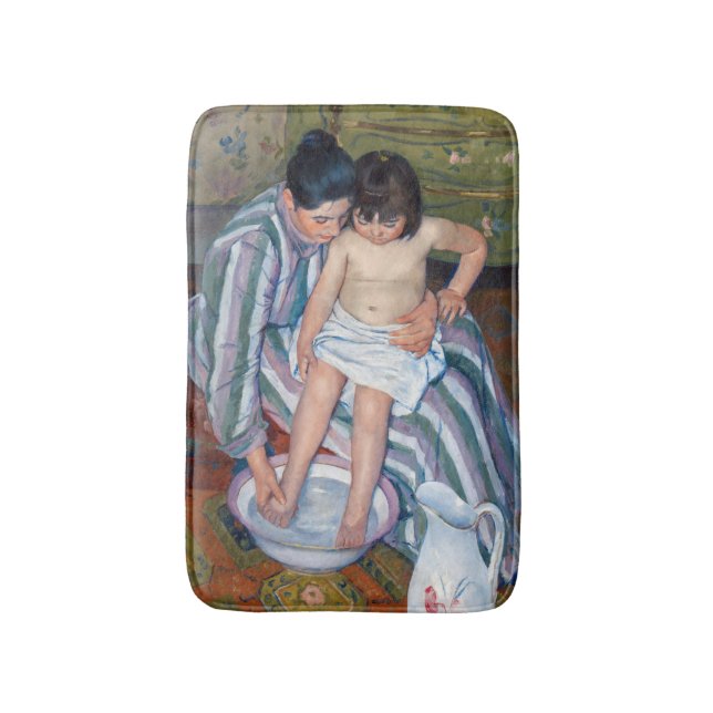 Tapis De Bain Mary Cassatt - Le bain de l'enfant (Devant (Vertical))