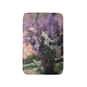 Tapis De Bain Mary Cassatt - Lilacs dans une fenêtre