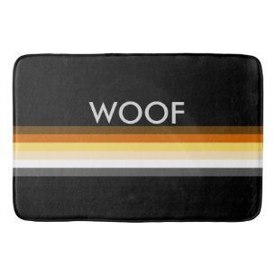 Tapis De Bain Masculine Cool Gay Bears Fierté Drapeau WOOF