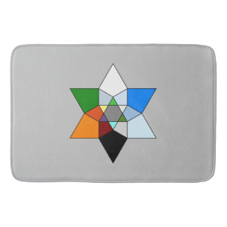 Tapis De Bain Mat-Bain Fractatique Prismatique