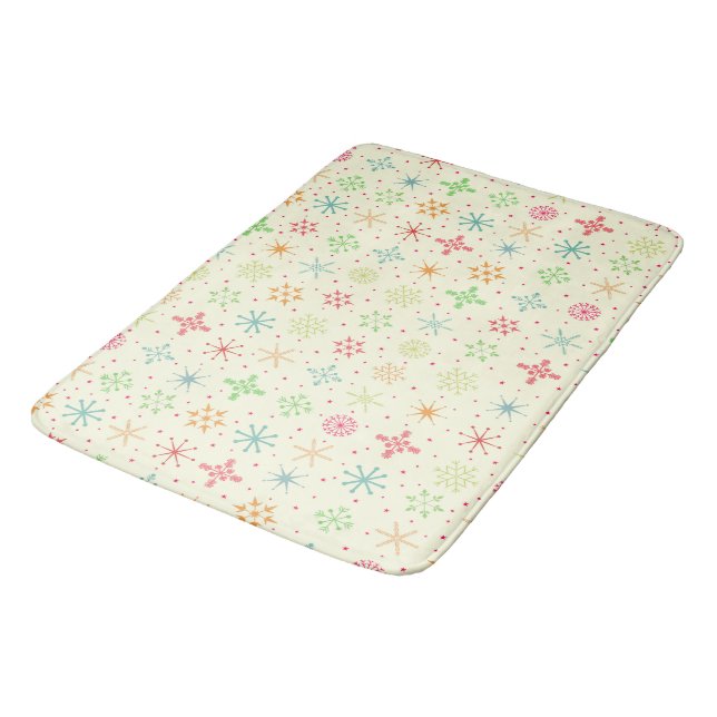 Tapis De Bain Mat Bain Retro Stars (Angle)