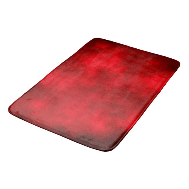 Tapis De Bain Mat de bain à effet nuage rouge (Angle)