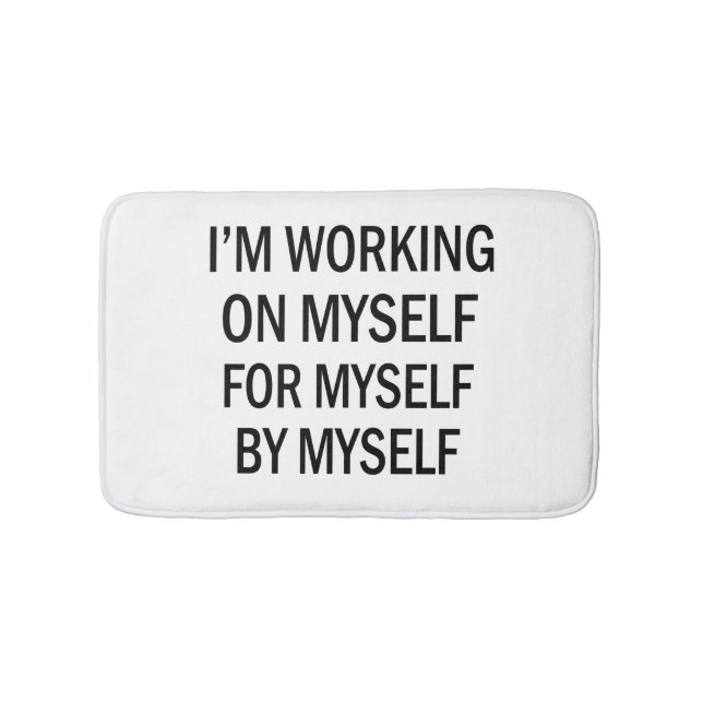 Tapis De Bain Mat de bain amusant Salle de bain humoristique Mat (Devant)