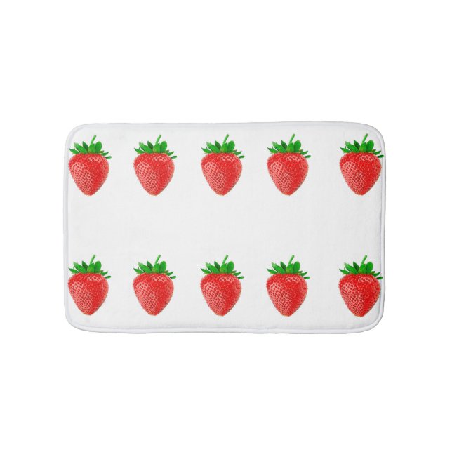Tapis De Bain Mat de bain aux fraises (Devant)