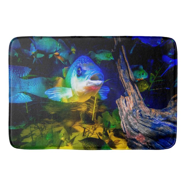 Tapis De Bain Mat de bain avec poisson dans l'Aquarium (Devant)