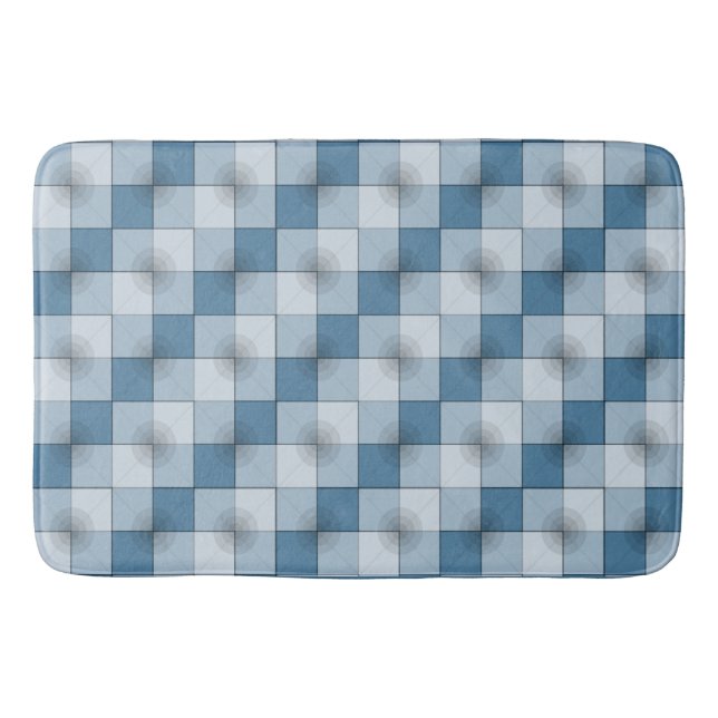 Tapis De Bain Mat de bain circulaire Carré (Devant)