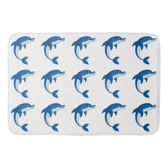 Tapis De Bain Mat de bain/dauphins (Devant)