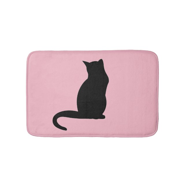 TAPIS DE BAIN MAT DE BAIN DE CHAT, ROSE (Devant)