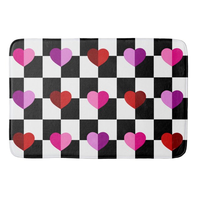 Tapis De Bain Mat de bain de coeur (Devant)