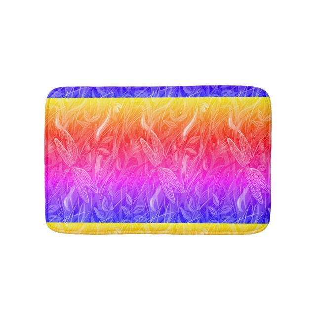 Tapis De Bain Mat de bain de libellules d'été (Devant)
