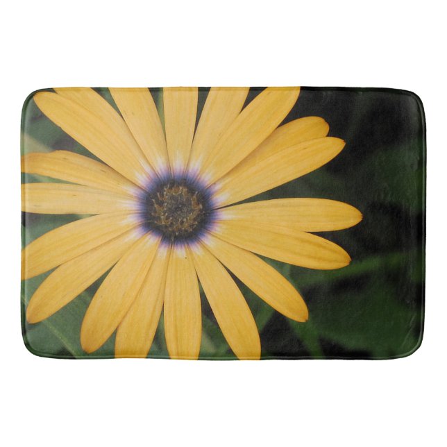 Tapis De Bain Mat de bain de marguerite jaune (Devant)