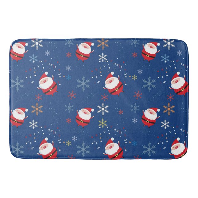 Tapis De Bain Mat de bain de Noël/Père Noël (Devant)