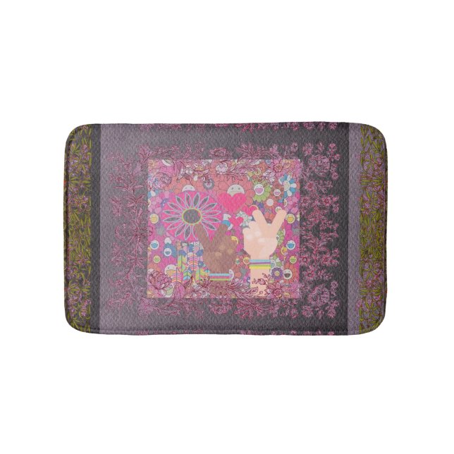 Tapis De Bain Mat de bain de paix (Devant)