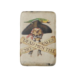 Tapis De Bain Mat de bain de pirate mort