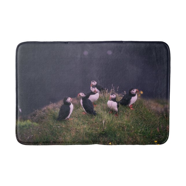 Tapis De Bain Mat de bain de Puffins de l'Atlantique (Devant)
