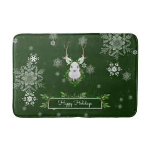 Tapis De Bain Mat de bain de rennes verts