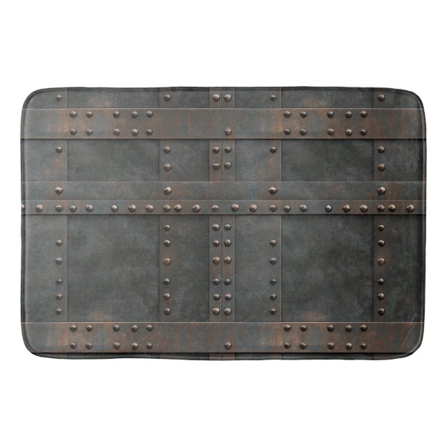 Tapis De Bain Mat de bain de texture métallique (Devant)