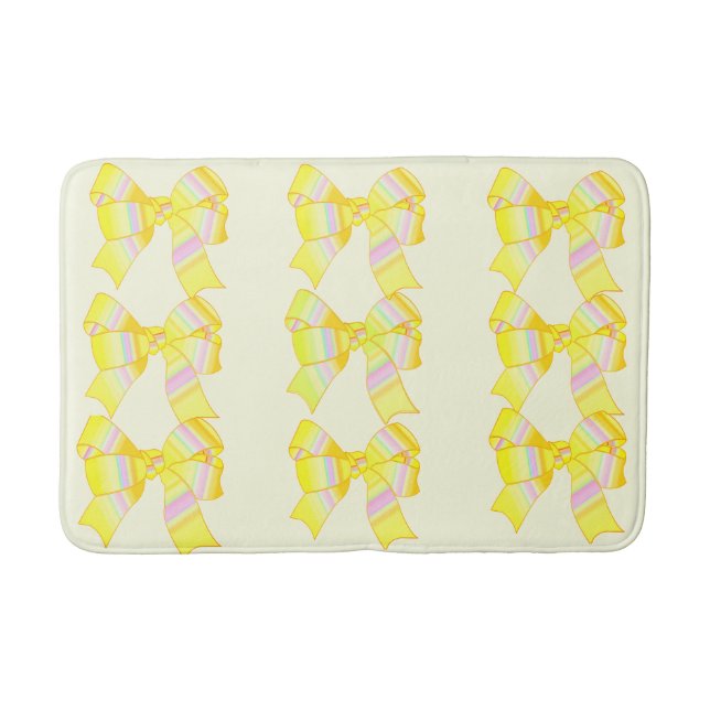 Tapis De Bain Mat de bain de vaches jaunes (Devant)