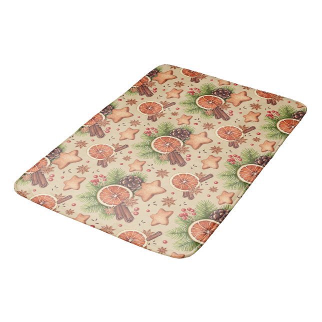 Tapis De Bain Mat de bain d'épices de vacances (Angle)