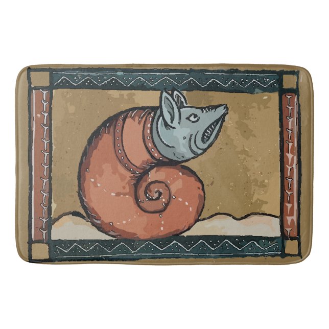 Tapis De Bain Mat de bain d'escargot (Devant)