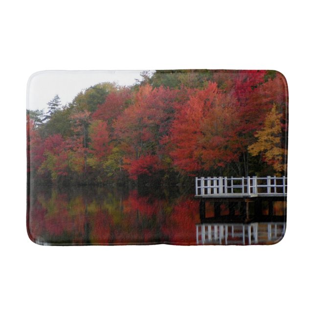 Tapis De Bain Mat de bain du feuillage d'automne (Devant)