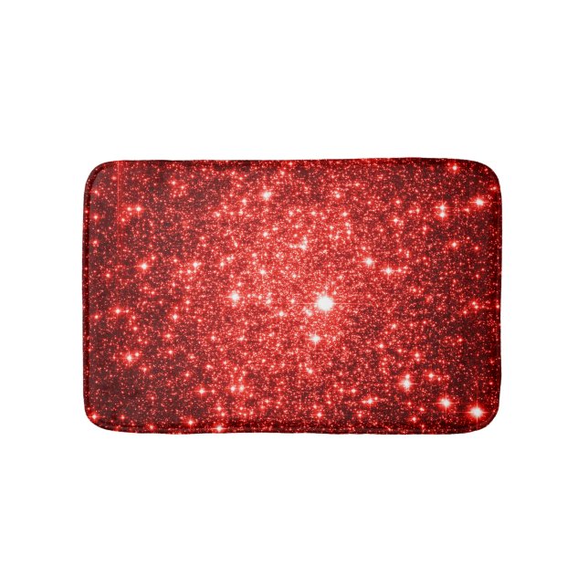 Tapis De Bain Mat de bain : Étoiles rouges (Devant)