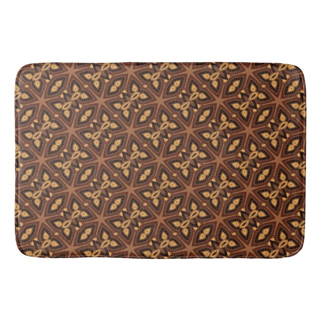 Tapis De Bain Mat de bain géométrique Tribal (Devant)