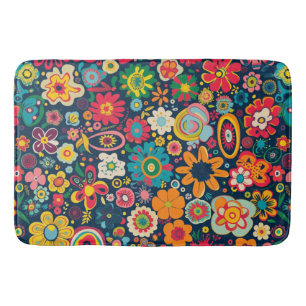 Tapis De Bain Mat de bain hippie