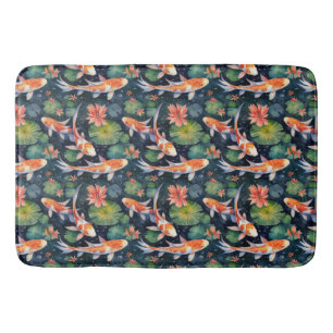 Tapis De Bain Mat de bain Koi Pond