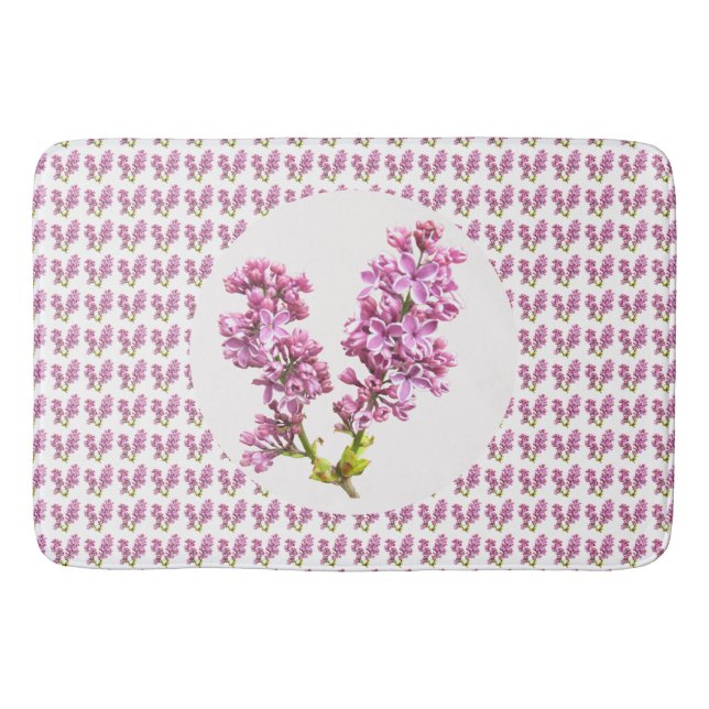 Tapis De Bain Mat de bain - Lilacs multiples (Devant)