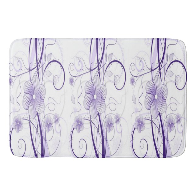 Tapis De Bain Mat de bain mauve Miriam (Devant)
