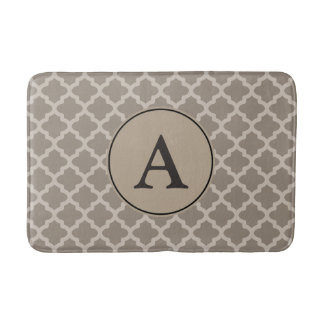 Tapis De Bain Mat de bain Motif Brown monogramme