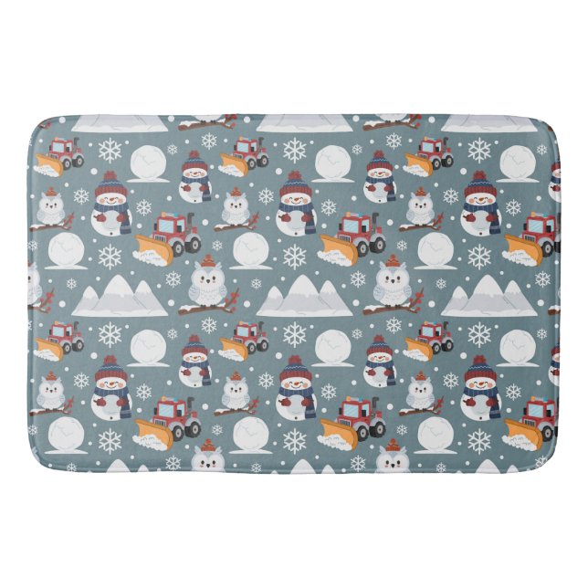 Tapis De Bain Mat de bain Motif d'hiver (Devant)