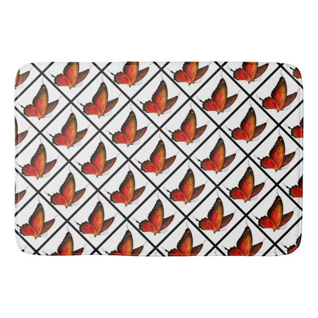 Tapis De Bain Mat de bain/papillons (Devant)