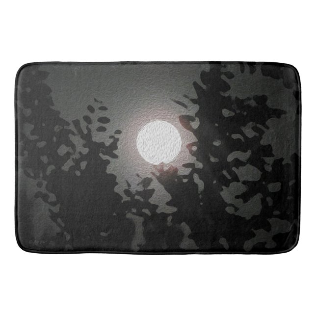 Tapis De Bain Mat de bain Pleine lune (Devant)